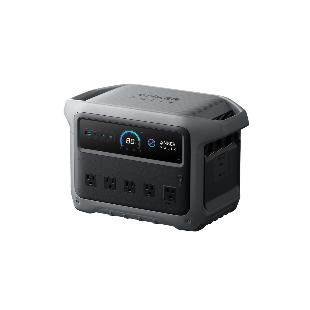 Anker SOLIX C1000 Gen 2 AC outlets and USB ports detail