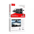 Hoco Di07 driving recorder screen displaying HD night vision footage