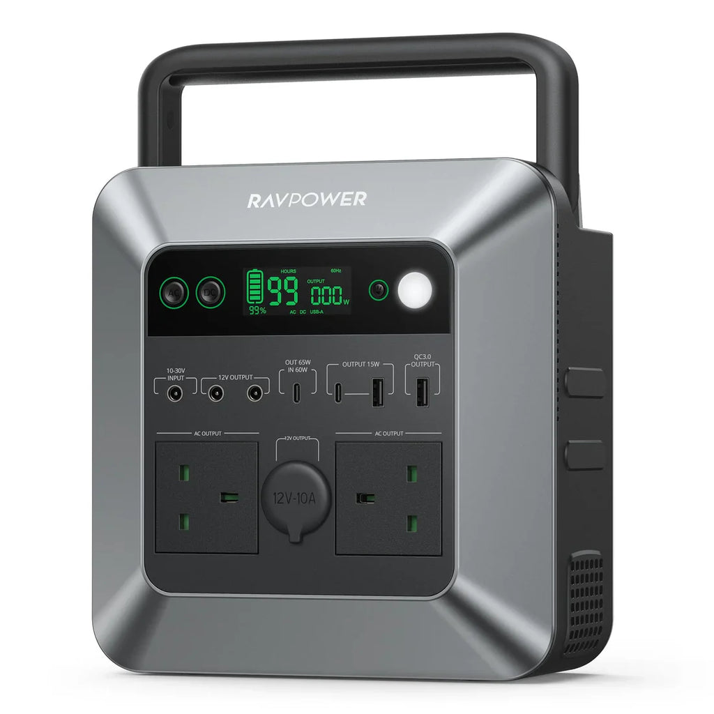 RAVPower RP-PB237 600W portable power station front view Kuwait