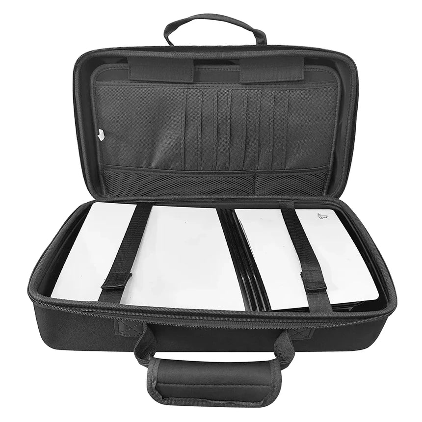 Gamax PS5 Pro storage bag compartments