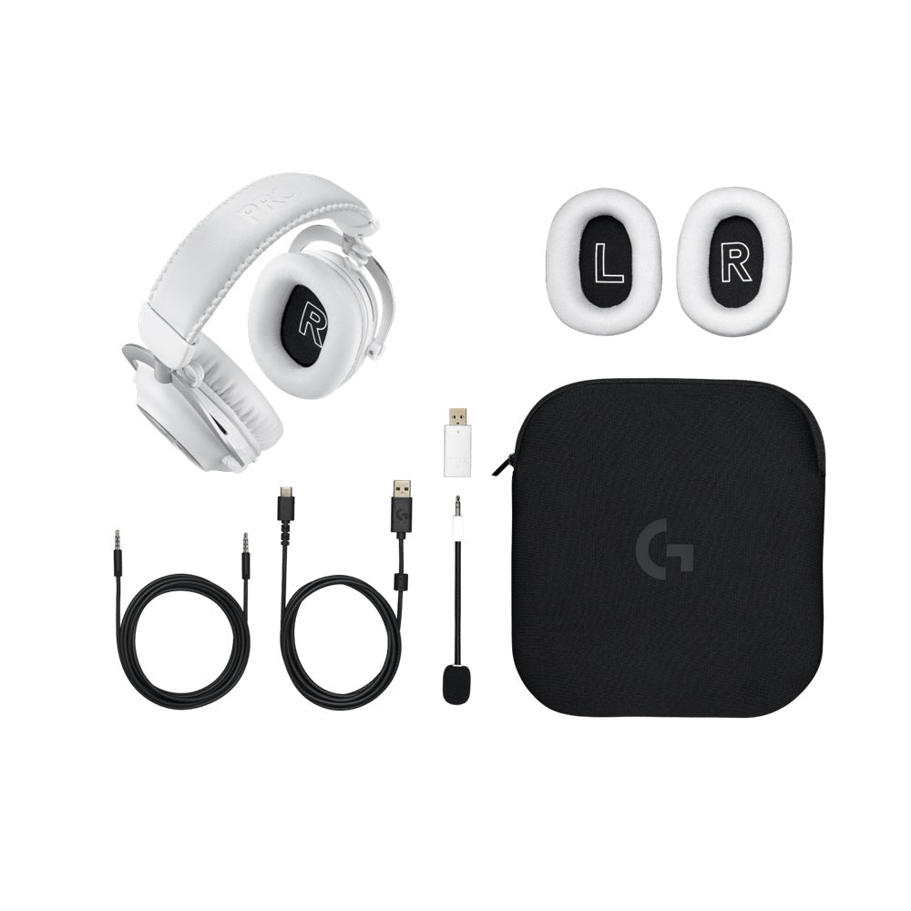 Logitech G Pro X 2 LIGHTSPEED Wireless Gaming Headset – White