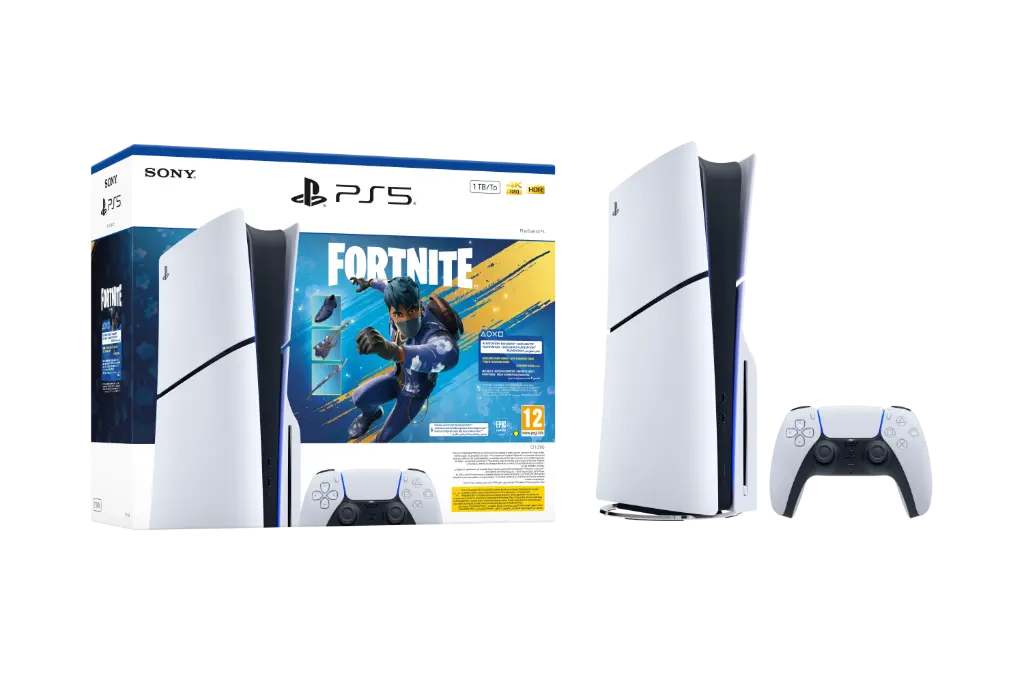 Sony PlayStation 5 Slim Disc Console 1TB Fortnite Flowering Chaos Bundle