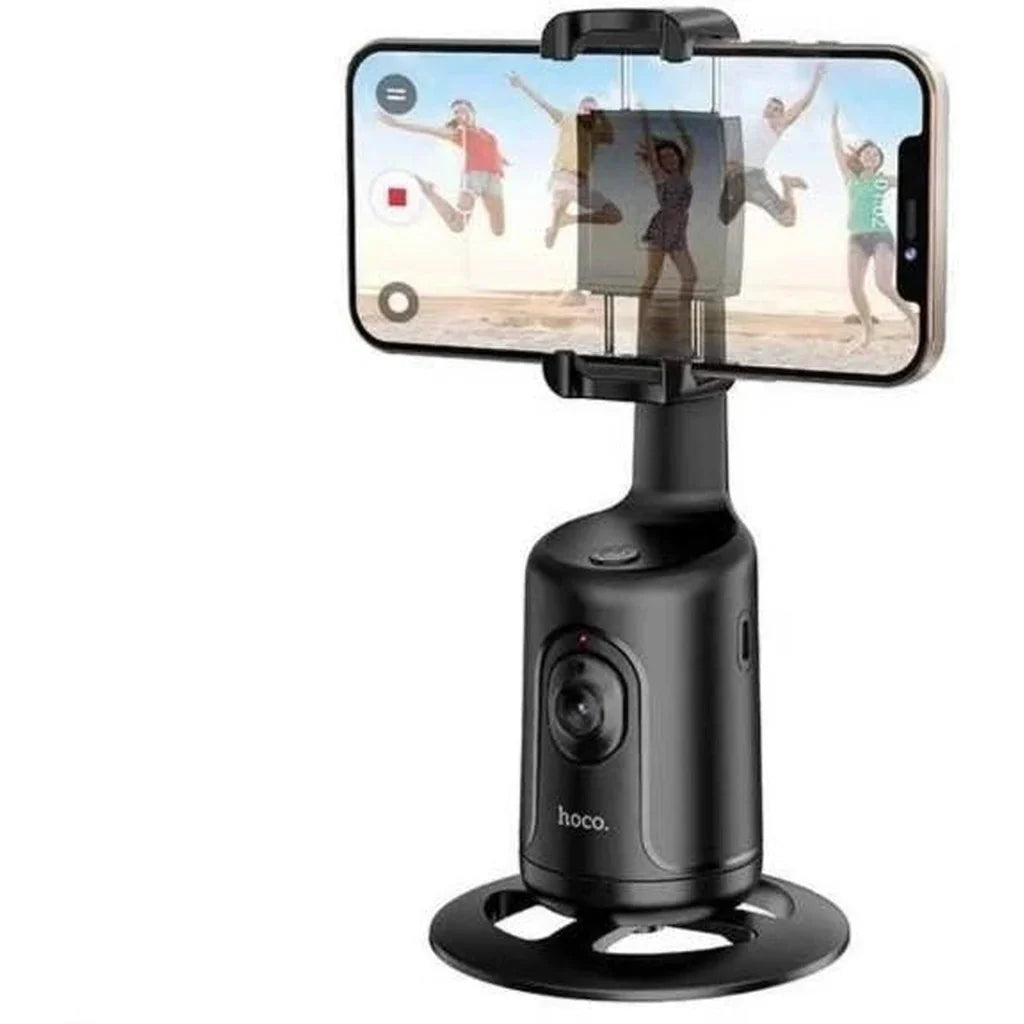 Hoco DH16 360 degree auto face tracking phone holder front view Kuwait