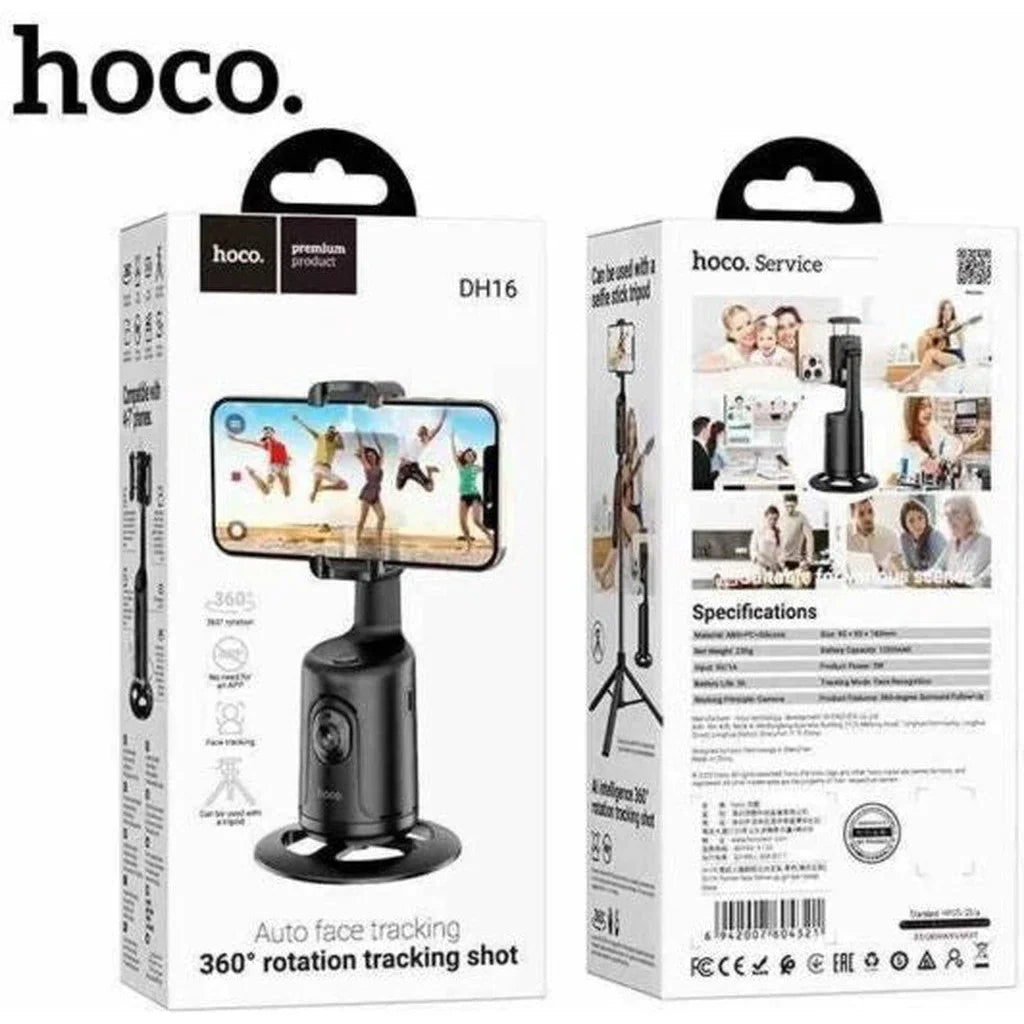 Hoco DH16 smart phone holder with 360 rotation face tracking