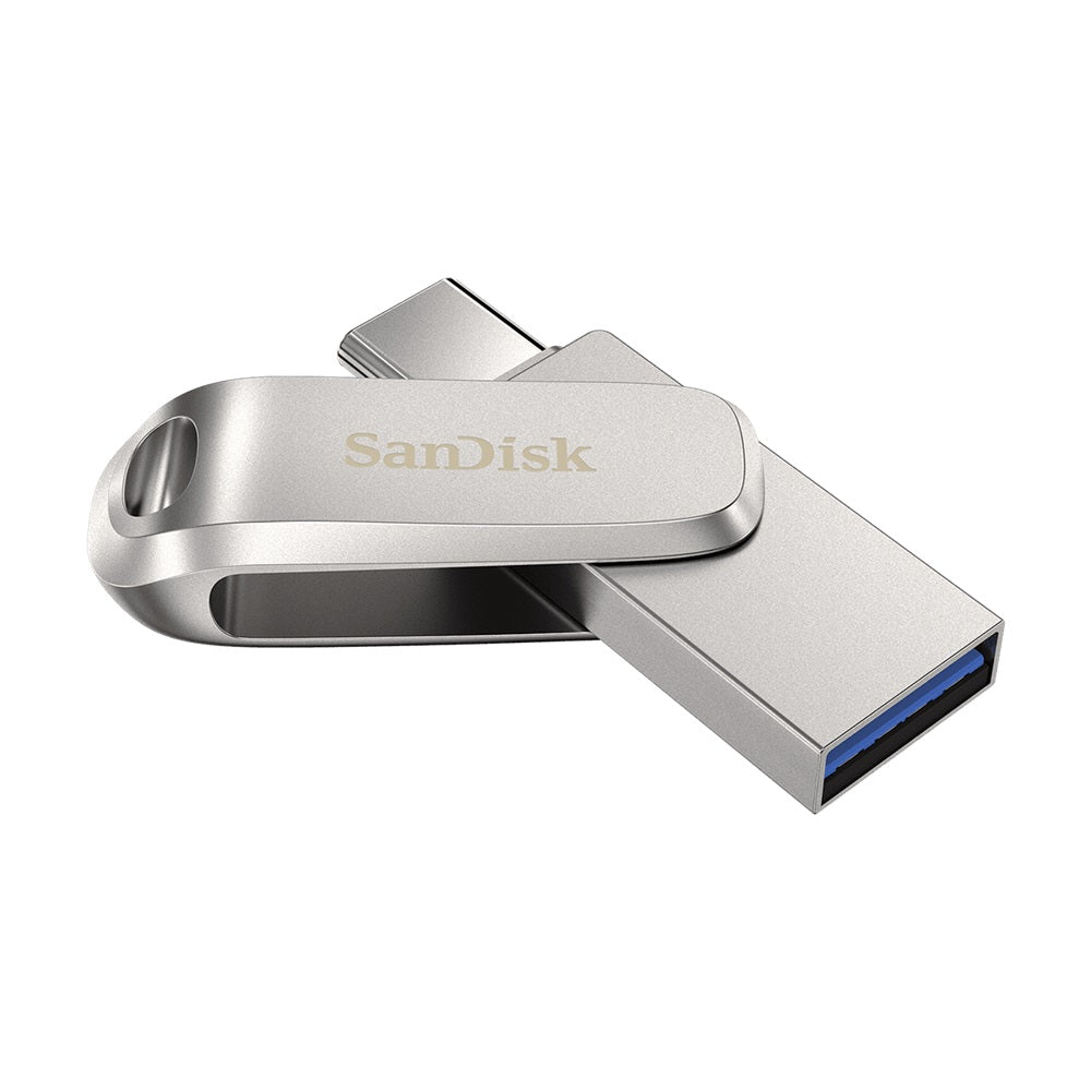 SanDisk 512GB Ultra Dual Drive Luxe USB Type-C 3.2 Flash Memory, 400MB/s