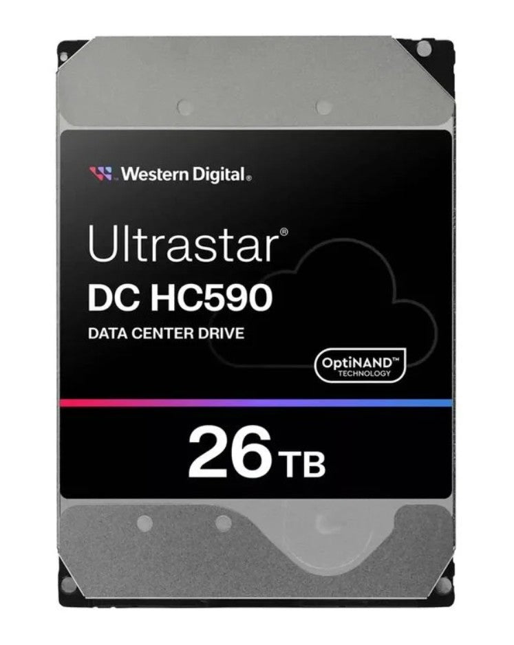 WD 26TB Ultrastar DC HC590 SATA 3.5″ Data Center HDD, 7200rpm