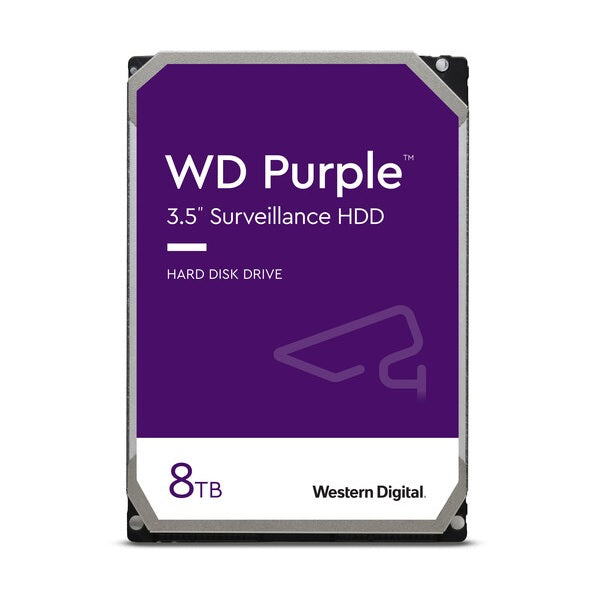 WD 8TB Purple Surveillance SATA Hard Drive, 215MB/s