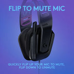 Logitech G335 Wired Gaming Headset – Black – 3.5mm (Flip to Mute Mic}