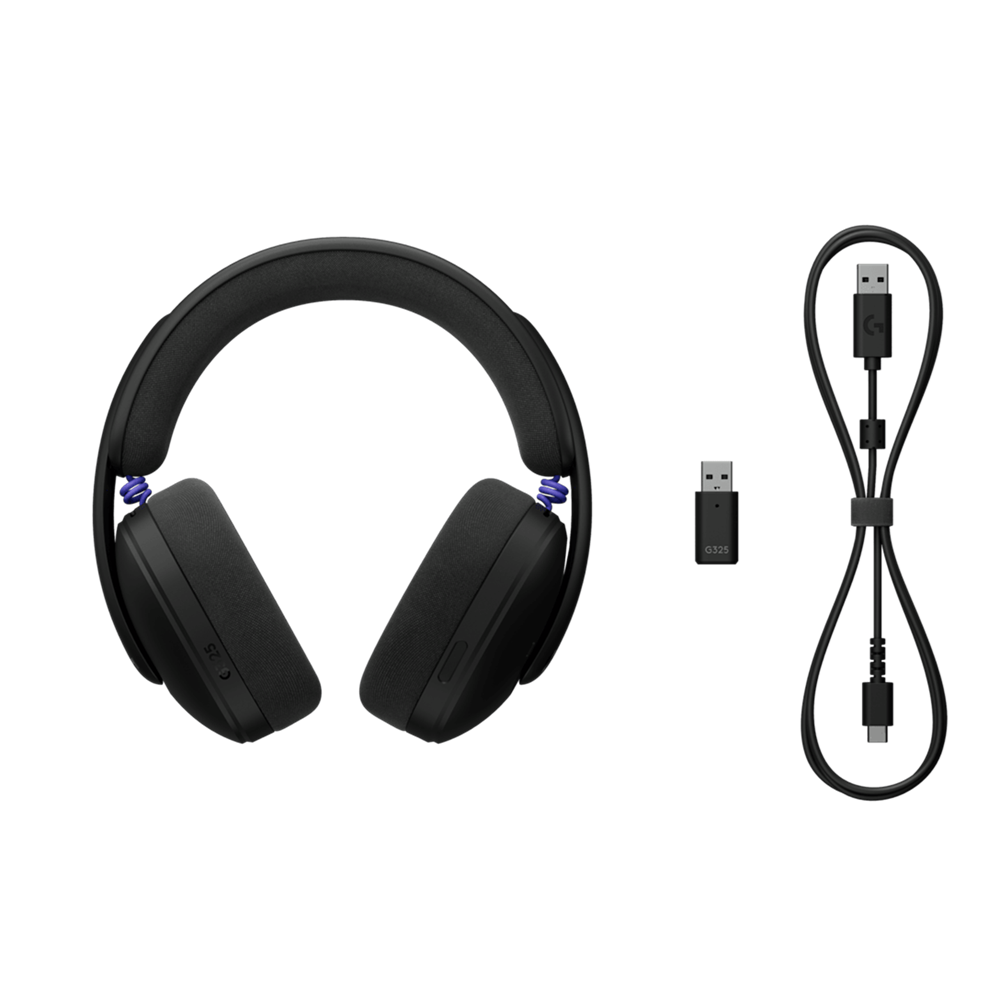 Logitech G325 LIGHTSPEED Wireless Gaming Headset, Black
