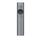Logitech Spotlight Presentation Remote, Presenter, Wireless, Bluetooth, Rechargeable, 30m, Slate
