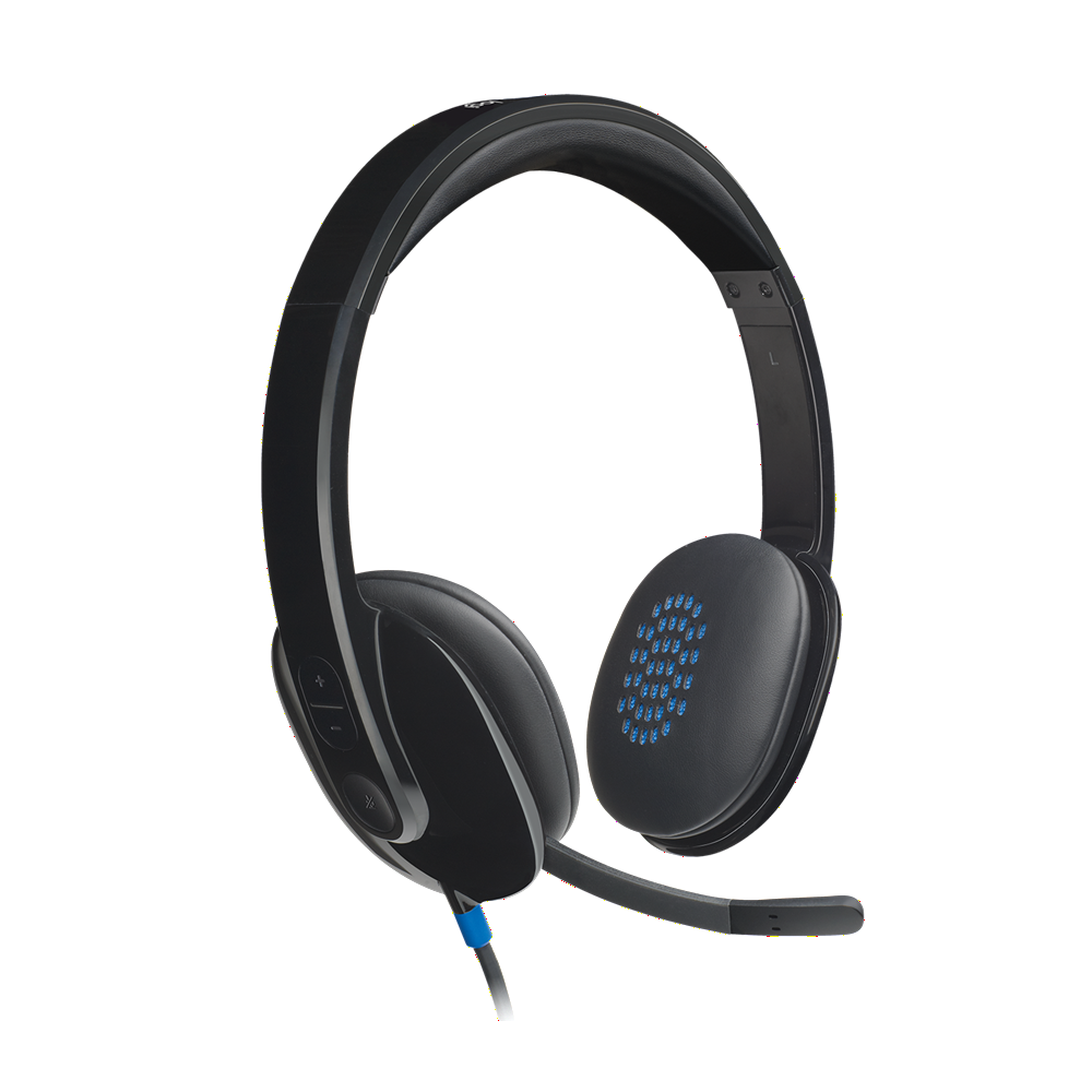 Logitech H540 USB Headset Noise Canceling Mic