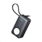 Anker MagGo power bank 10K 35W with Apple Watch charger black front view Kuwait