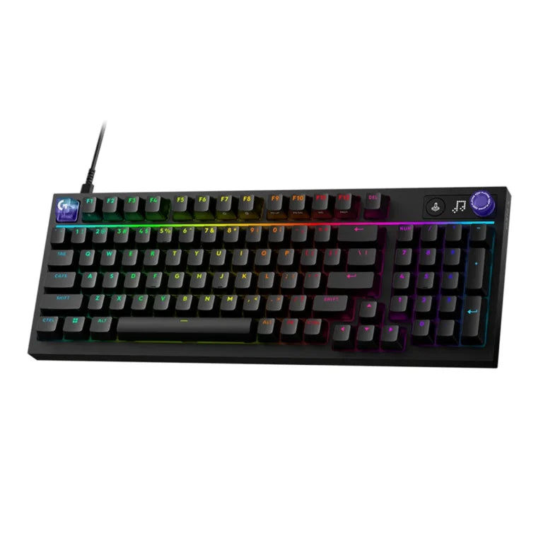 Logitech G316 X 98 Wired Mechanical 8K Gaming Keyboard, Tactile – Black