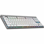 Logitech G515 TKL LIGHTSPEED Wireless Low Profile Gaming Keyboard, Tactile – White