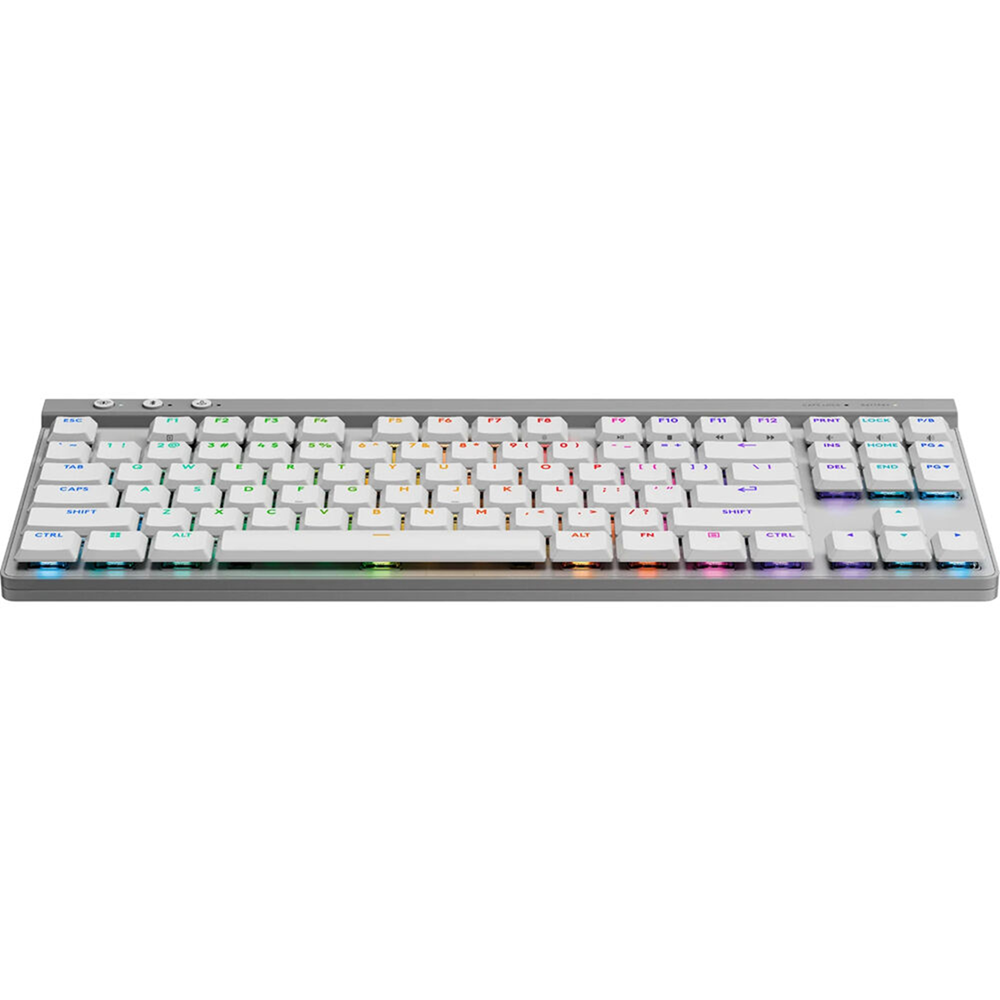 Logitech G515 TKL LIGHTSPEED Wireless Low Profile Gaming Keyboard, Tactile – White