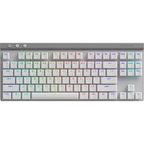 Logitech G515 TKL LIGHTSPEED Wireless Low Profile Gaming Keyboard, Tactile – White