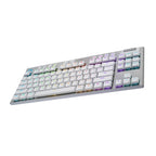Logitech G915 X LIGHTSPEED TKL – Tactile – Wireless RGB Mechanical Gaming Keyboard. White