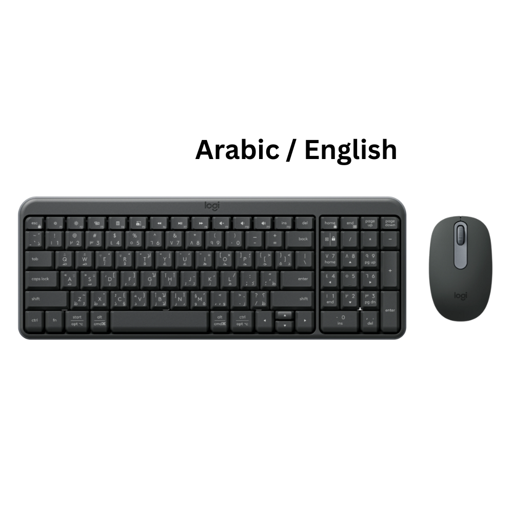 Logitech MK250 Compact Bluetooth Wireless Combo Keyboard Mouse – Arabic/English