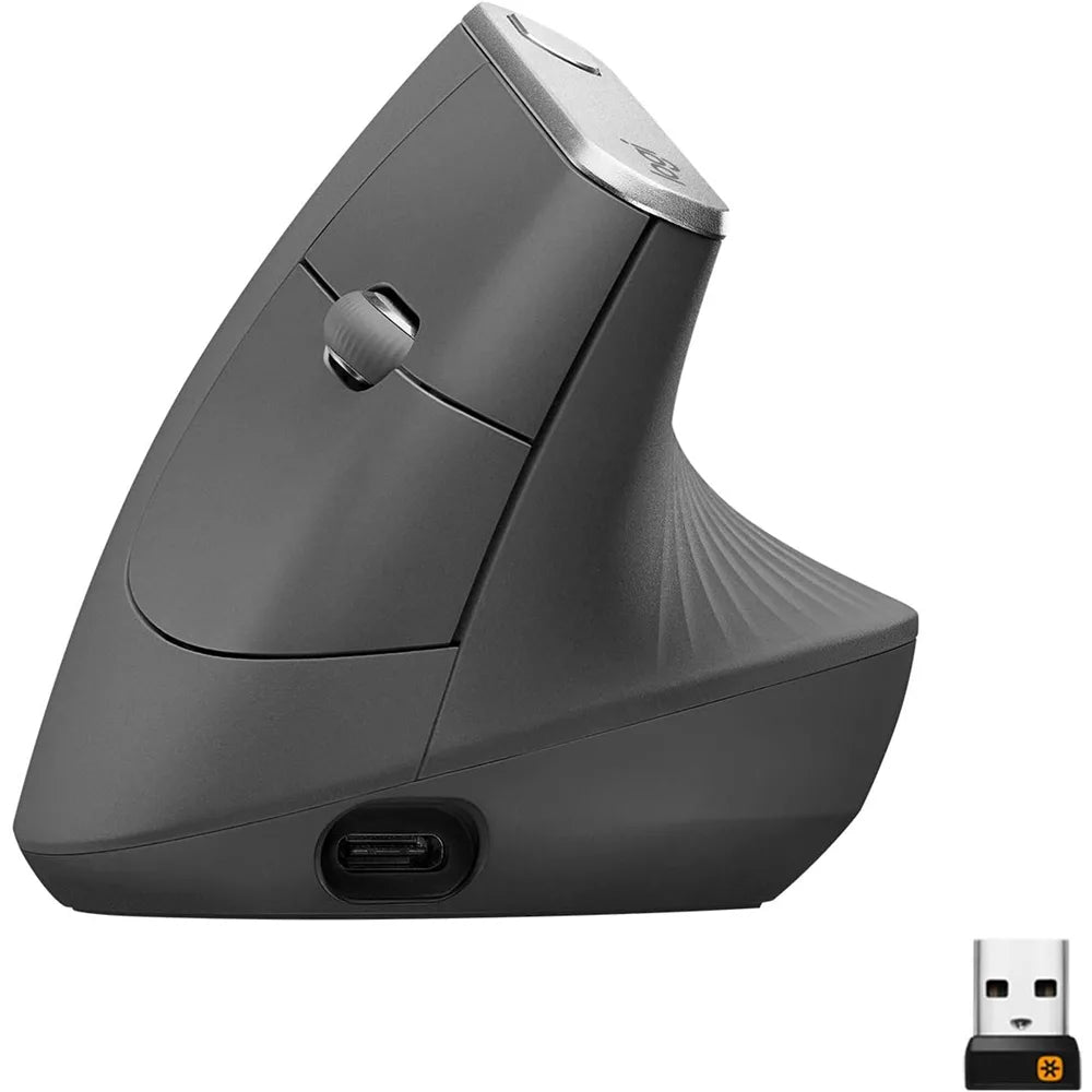 Logitech MX Vertical Advanced Ergonomic Mouse – Graphite