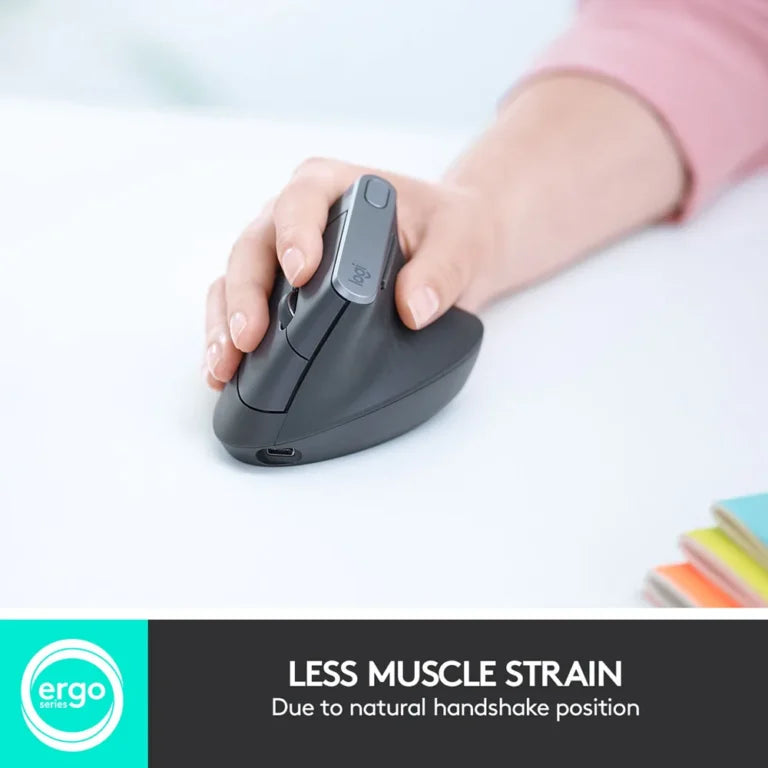 Logitech MX Vertical Advanced Ergonomic Mouse – Graphite