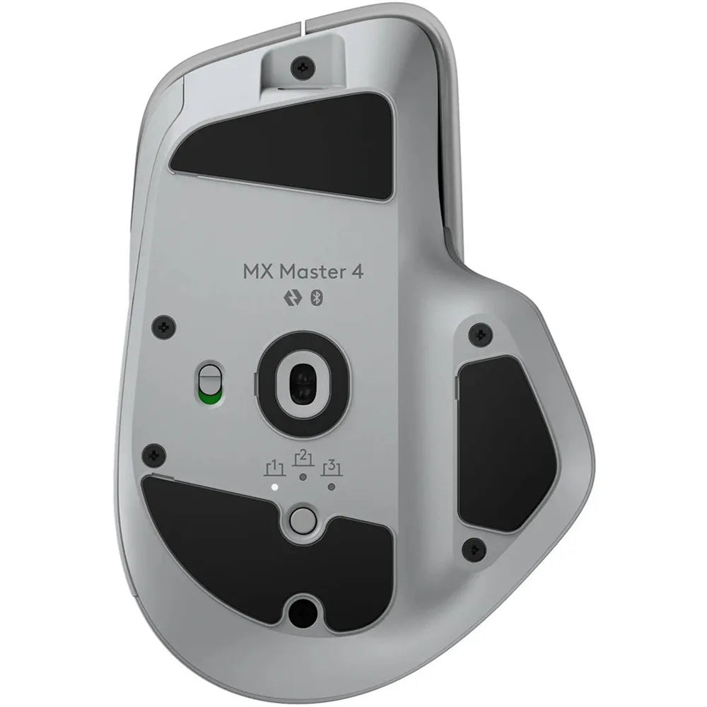 Logitech MX Master 4 for Mac Wireless Mouse – White Silver