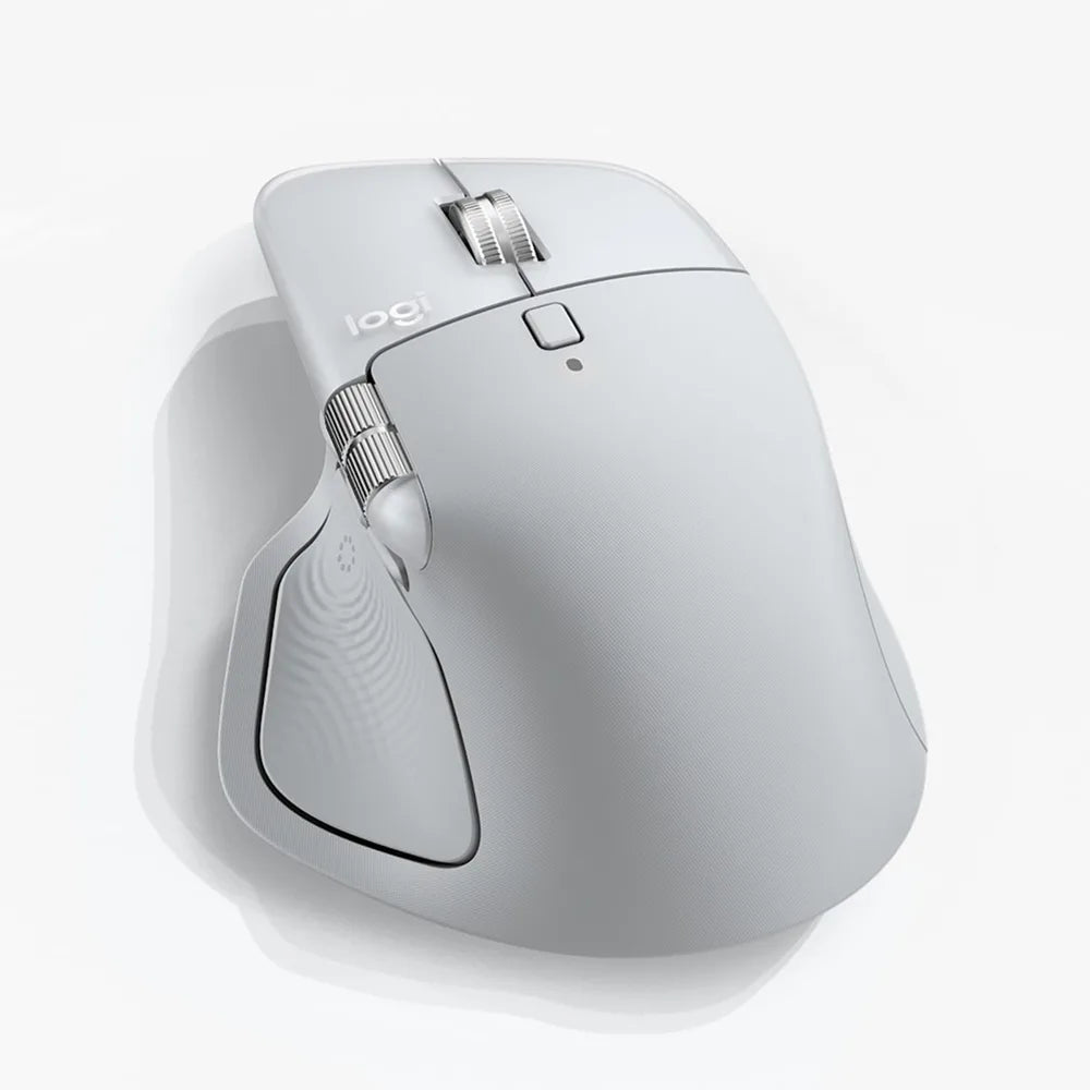 Logitech MX Master 4 for Mac Wireless Mouse – White Silver
