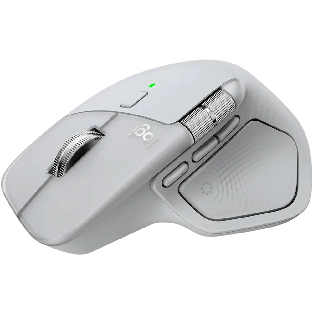 Logitech MX Master 4 for Mac Wireless Mouse – White Silver