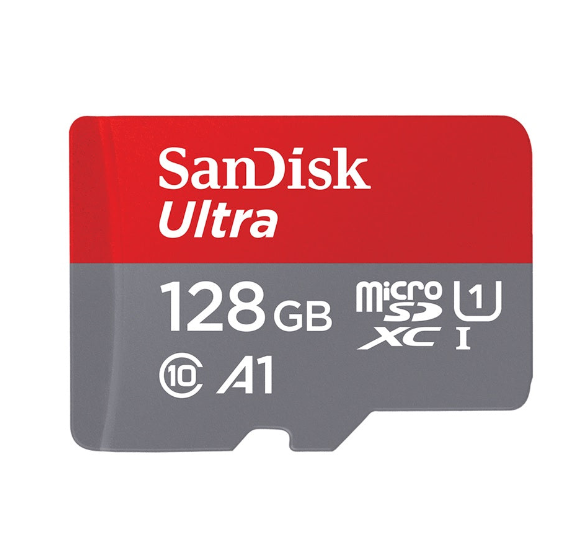 SanDisk microSDXC 128GB Memory Card – 140MB/s Class 10 UHS-I