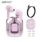 Acefast T6 TWS earbuds out of case front view