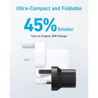 Anker 323 33W charger USB-C and USB-A ports detail