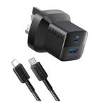 Anker 323 charger with 322 USB-C to USB-C cable bundle front view Kuwait