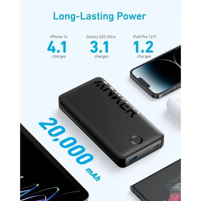 Anker 325 20K II power bank side view