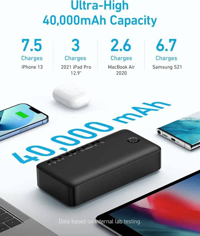 Anker 347 power bank ports detail