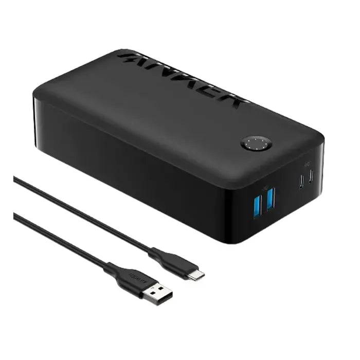 Anker 347 PowerCore 40K 40000mAh 30W PD power bank black front view Kuwait