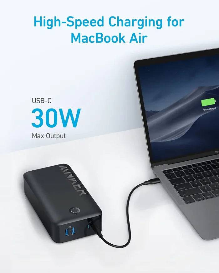 Anker 347 PowerCore 40K power bank size comparison