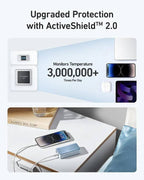 Anker 533 PowerCore violet power bank packaging