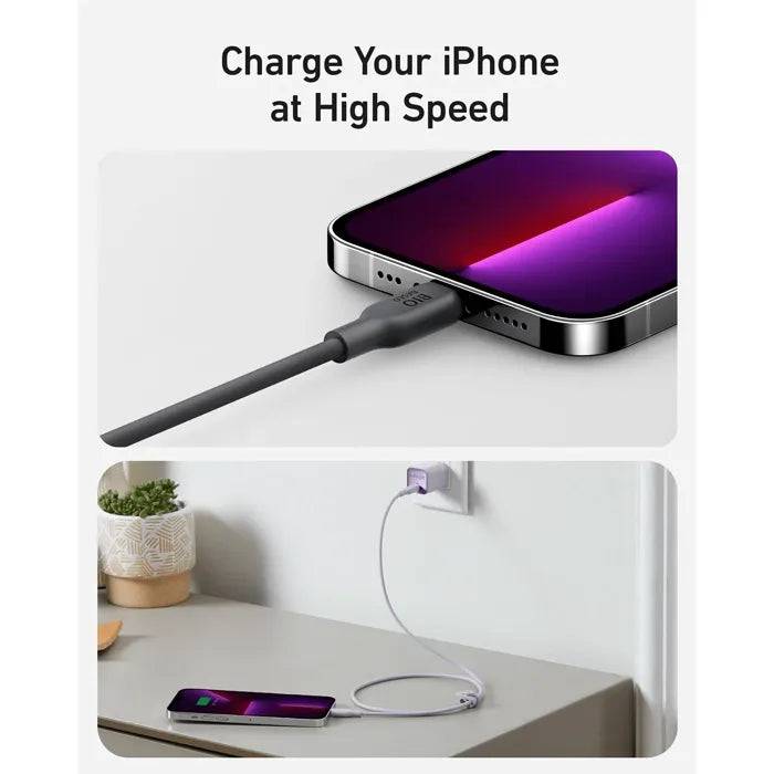 Anker 542 cable charging iPhone blue