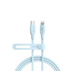 Anker 542 USB-C to Lightning bio-based cable 6ft blue front view Kuwait