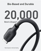Anker 542 bio cable eco packaging black