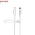 Anker 542 USB-C to Lightning bio-based cable 6ft white front view Kuwait