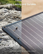 Anker 625 solar panel packed for travel