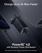 Anker 737 charger charging laptop and phone