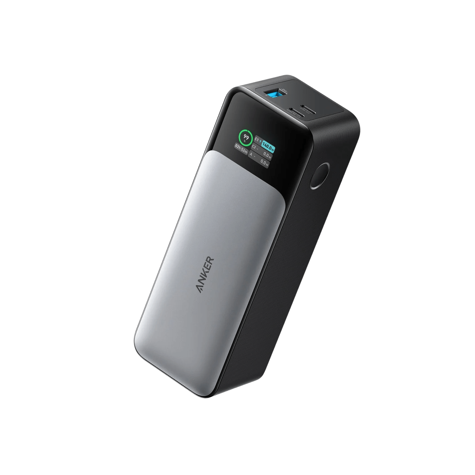Anker 737 GaNPrime 140W power bank 24000mAh black front view Kuwait