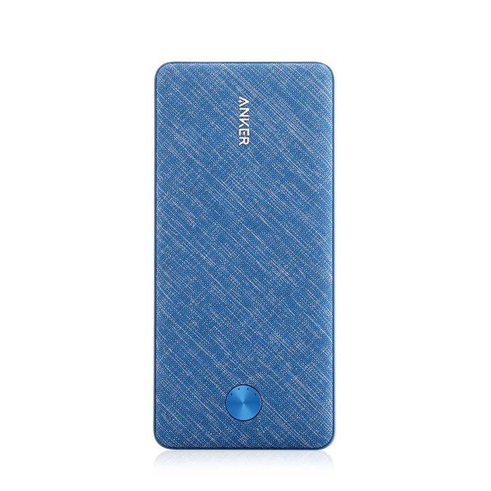 Anker PowerCore III Sense 10000mAh USB-C power bank blue front view Kuwait