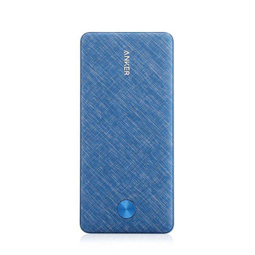 Anker PowerCore III Sense 10000mAh USB-C power bank blue front view Kuwait