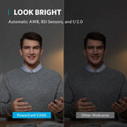 Anker C200 webcam adjustable FOV lens detail