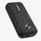 Anker PowerCore Metro 10000 PD power bank black fabric front view Kuwait