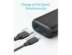 Anker PowerCore Metro 10000 black fabric texture close up