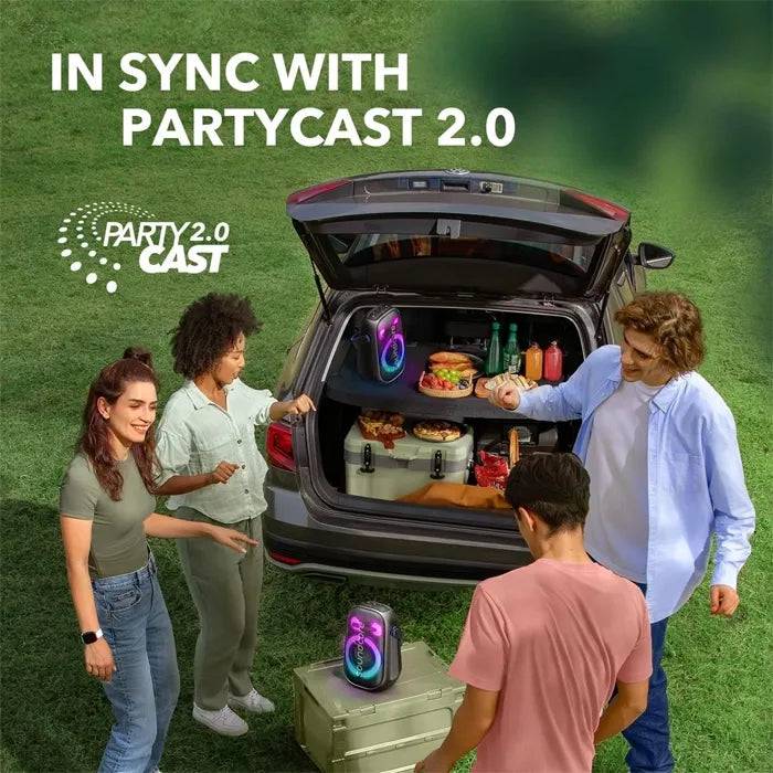 Anker Soundcore Rave Neo 2 PartyCast speaker pairing