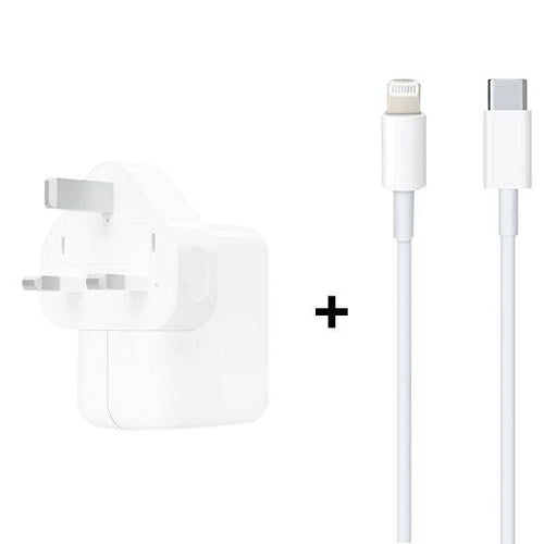 Apple 30W USB-C Power Adapter and Lightning Cable bundle